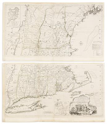 (NEW ENGLAND.) Braddock Mead; alias John Green. A Map of the Most Inhabited Part of New England,                                                 